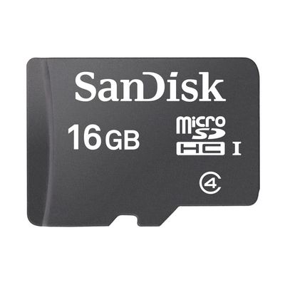 SANDISK Micro SDHC Card 16 GB SDK-SDQM-016G-B35 Value 340 Baht